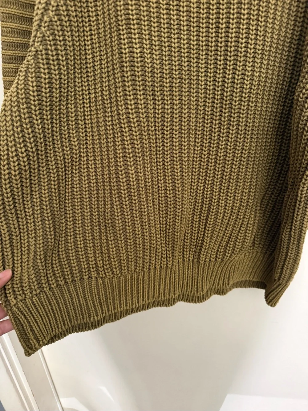 EUC Anthropologie Maeve Mackenzie chunky ribbed sweater Size Medium